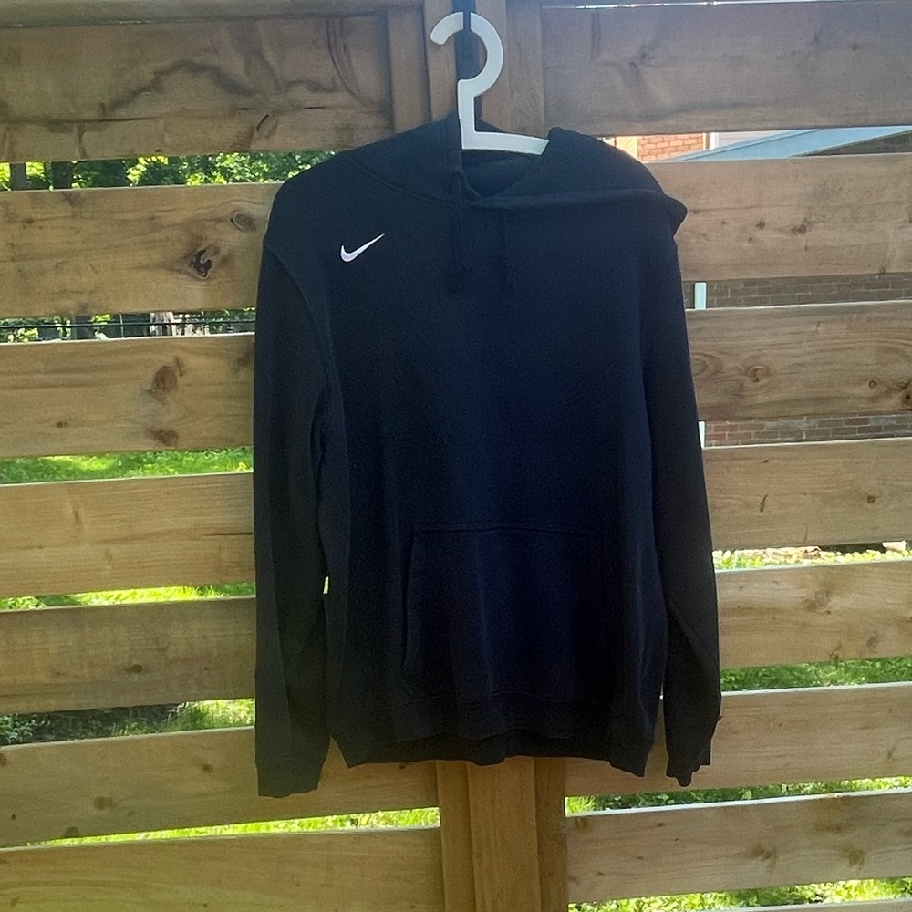 Black Nike hoodie side logo